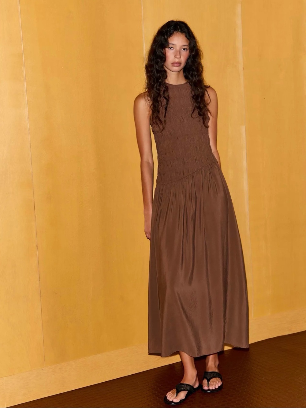 Zara VOLUMINOUS MIDI DRESS